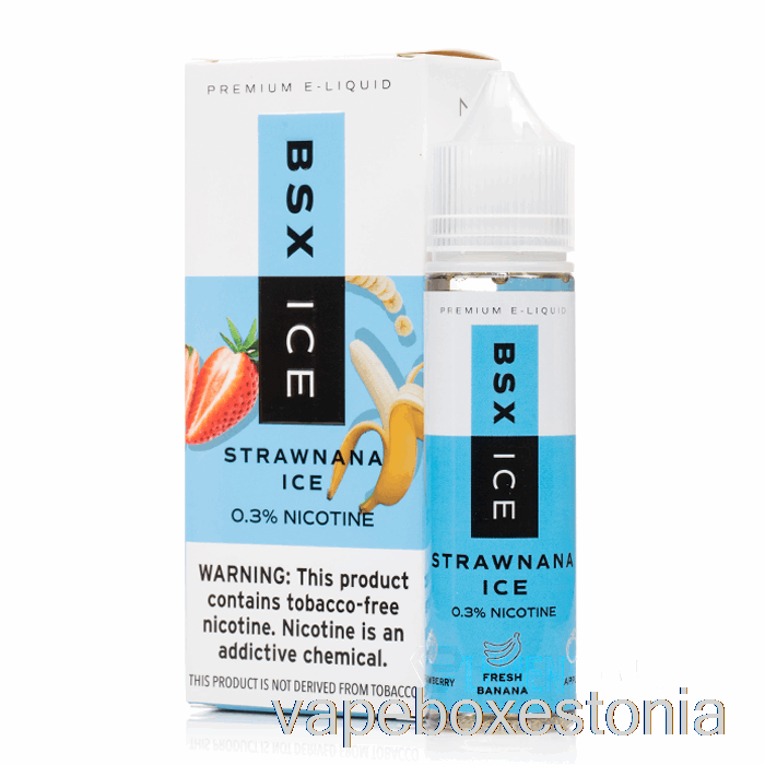 Vape Box Estonia Strawnana Jää - Bsx Jää - 60ml 3mg